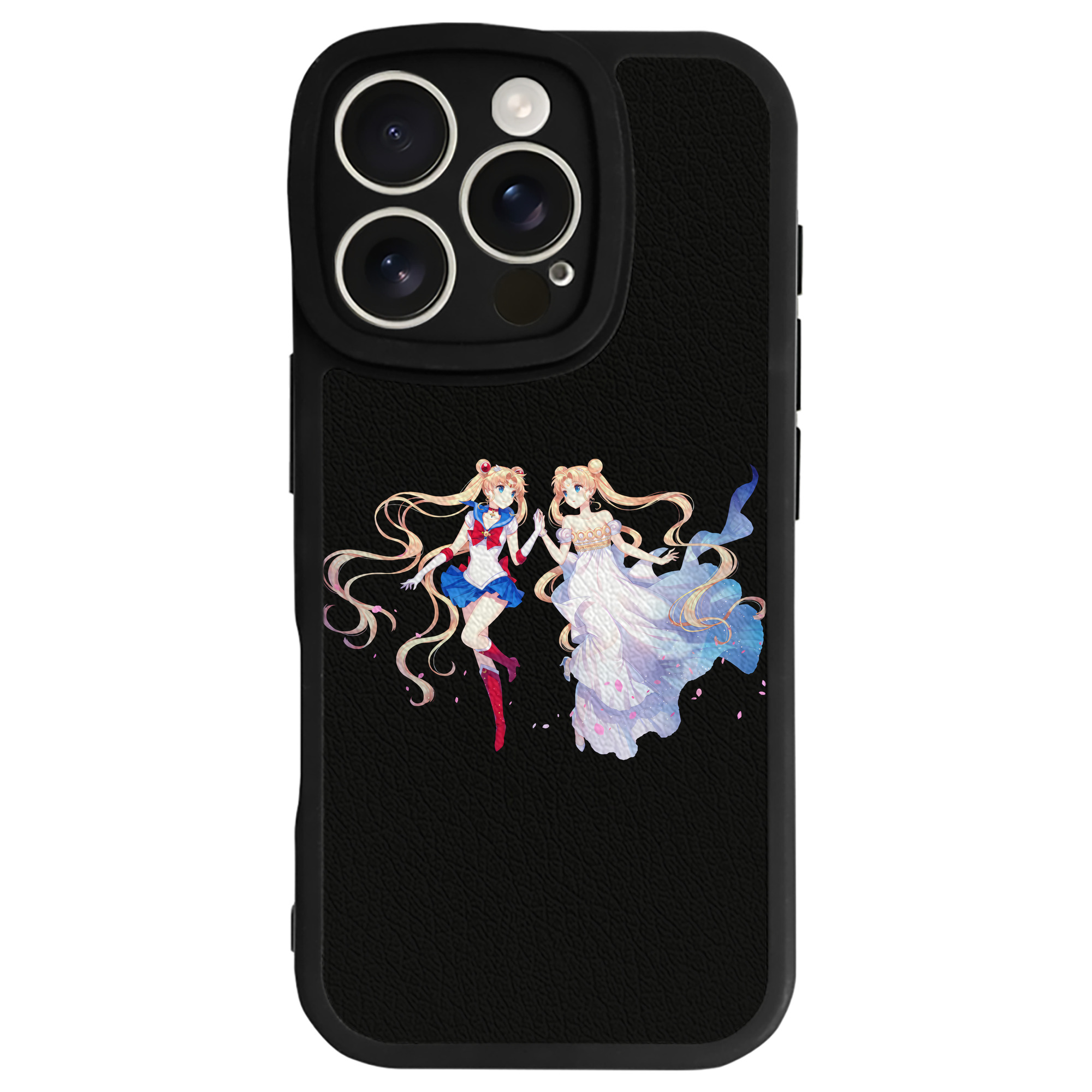 （画像用） 美少女戦士セーラームーン 月野 うさぎ つきの うさぎ Sailor Moon Tsukino Usagi 【iPhone 16シリーズ対応】シリコンスマホケース（レザー調） 材質：シリコン